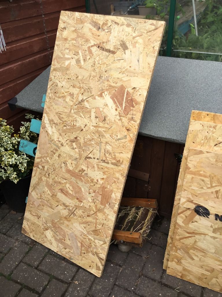 4 Different Size Sheets of Wood