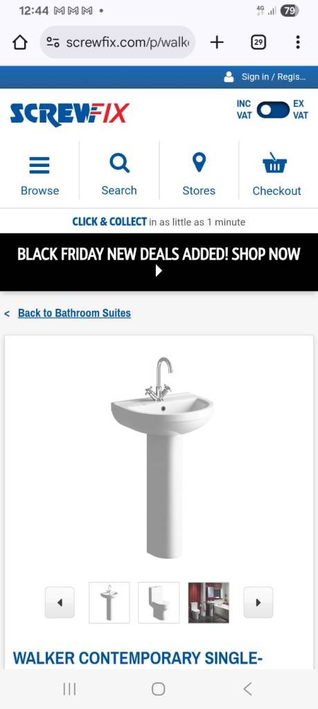 image for Bathroom sink new in box