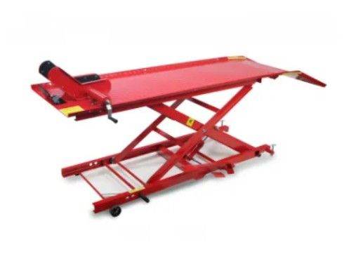 Heavy Duty Motorcycle Hydraulic Scissor Lift Table 450 Kg With Overload Protection