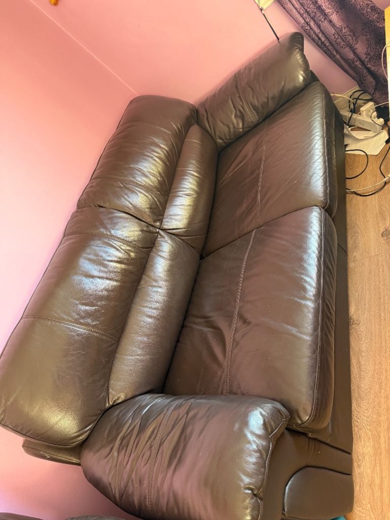 leather sofa bed 