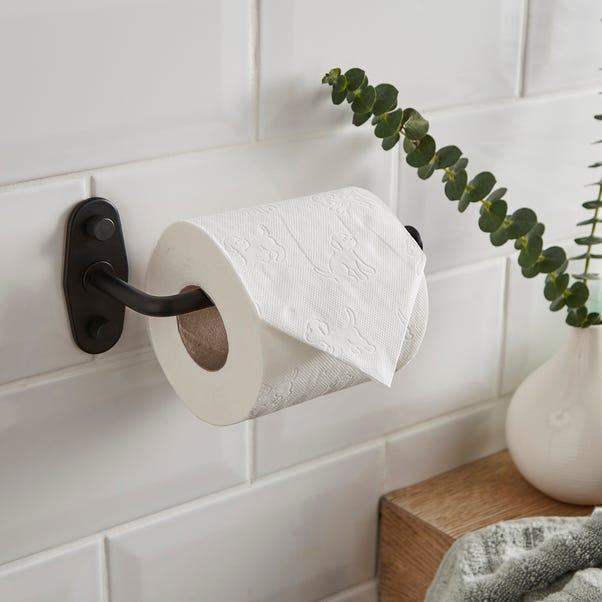 Dunelm black toilet roll holder