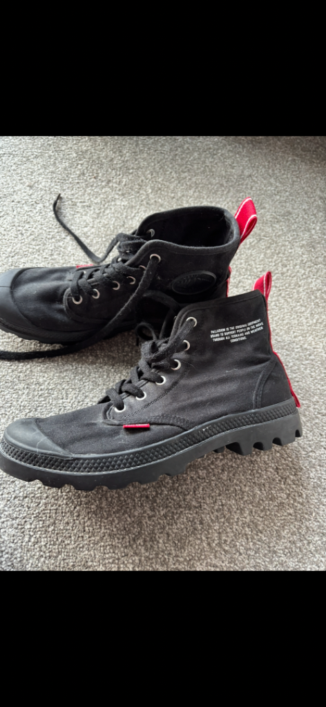 Black Palladium boots 