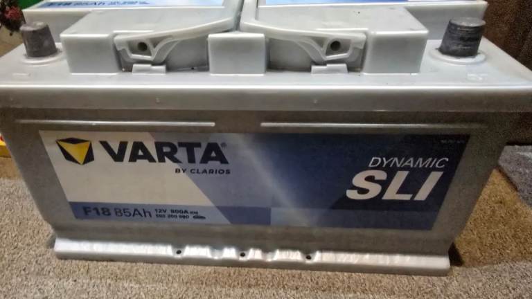 Varta 85Ah 800A battery less than year old