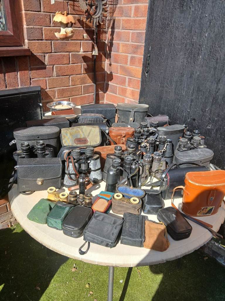 Approximately 45 binoculars 
