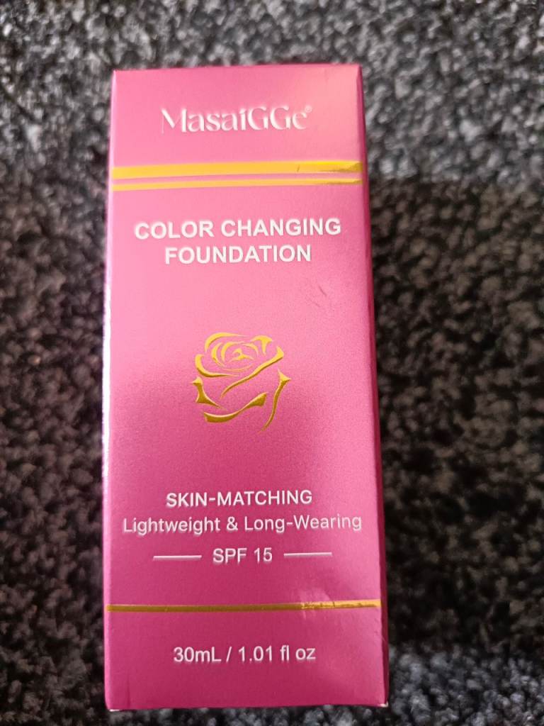 MasalGGe Color Changing Foundation SPF 15 – New, 30ml