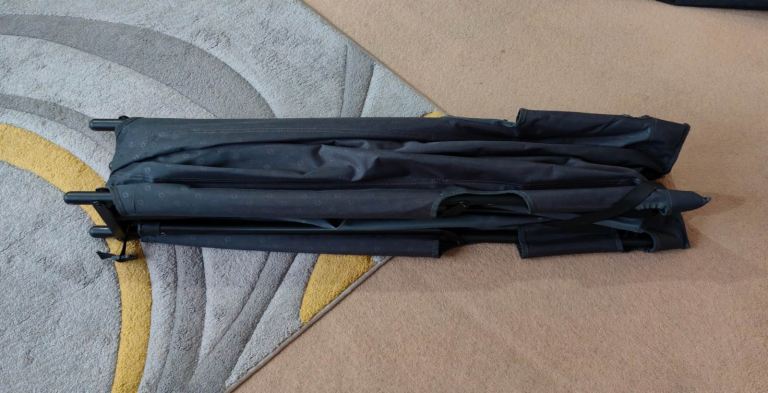 Camping Camp Bed - Grey, Good Condition