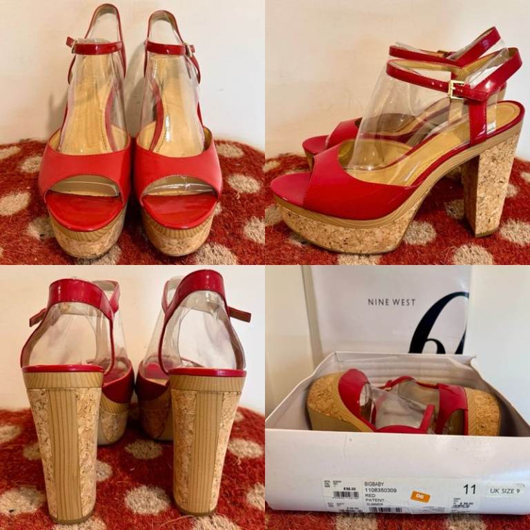 Nine West Bigbaby Platform Heeled Shoes £50.