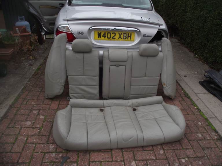 Jaguar s type complete rear seats