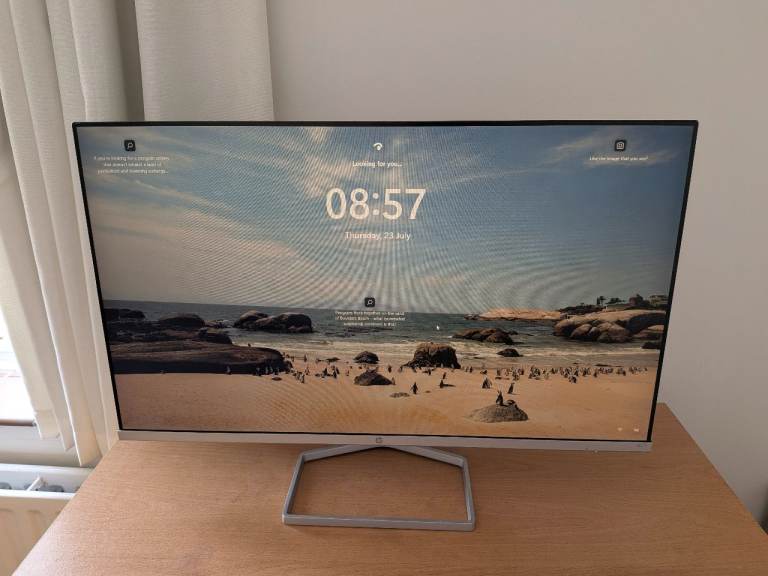 HP M27f 27-Inch Full HD IPS Monitor - Pristine Condition with Original Box