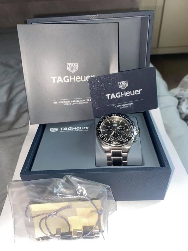 TAG Heuer Carrera Chronograph Watch - Black Dial, Stainless Steel