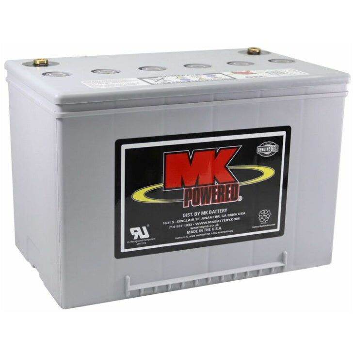 MK Battery Gel Powered Battery, specifically model E31SLDGST, designed for deep-cycle applications