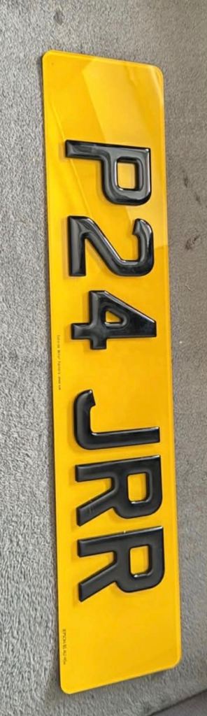 Registration plate P24 JRR