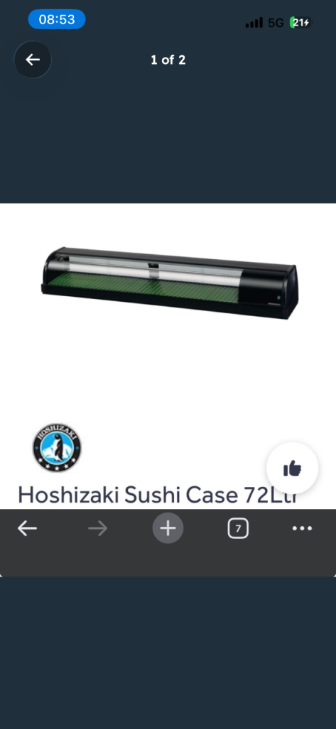 Hoshizaki Sushi Case 72Lu - Commercial Refrigerated Display