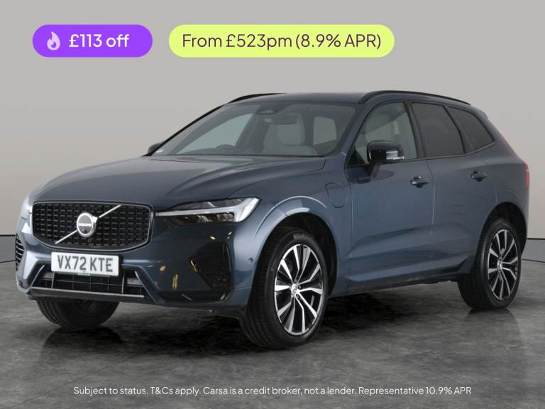 2022 Volvo XC60 2.0h T8 Recharge 18.8kWh Ultimate Dark SUV 5dr Petrol Plug-in Hybrid Auto A Suv P...