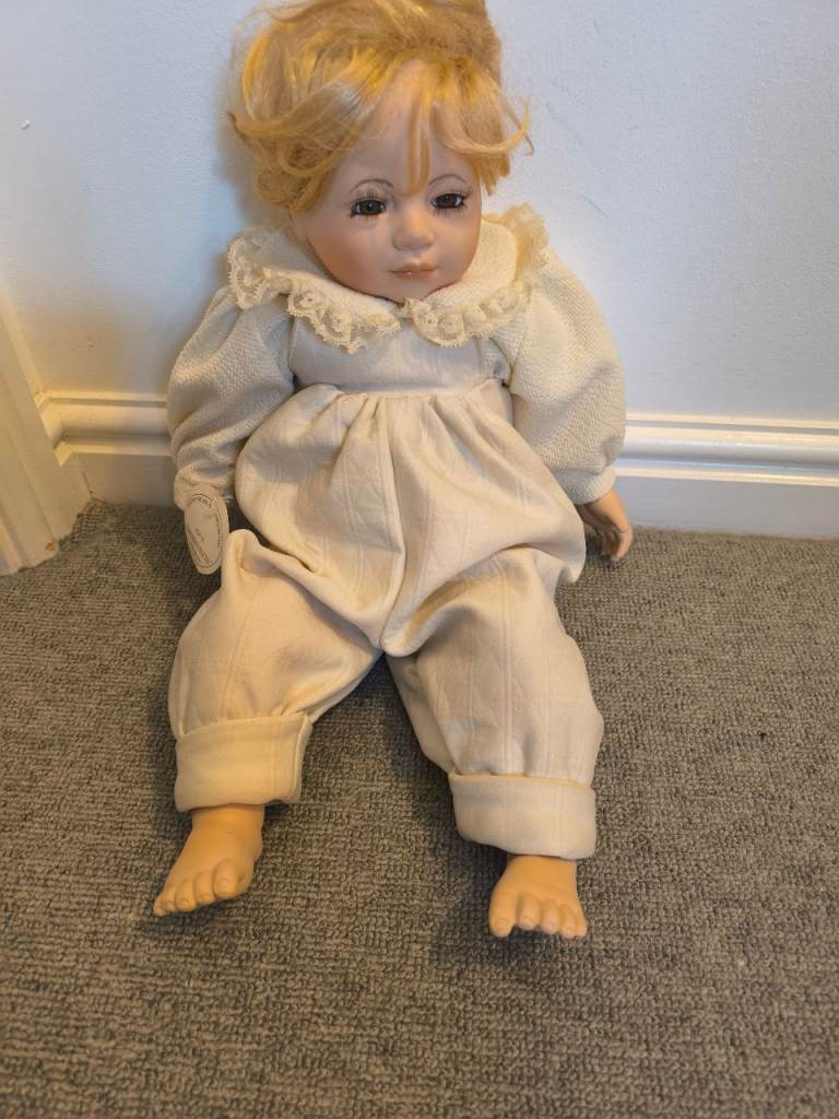 Porcelains doll heirloom baby limited edition 