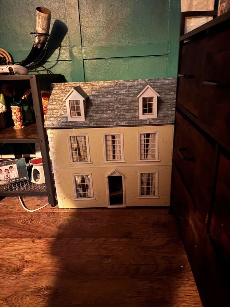 Victorian Dolls House And Garage + Tudor Doll House Bundle - Furniture Included