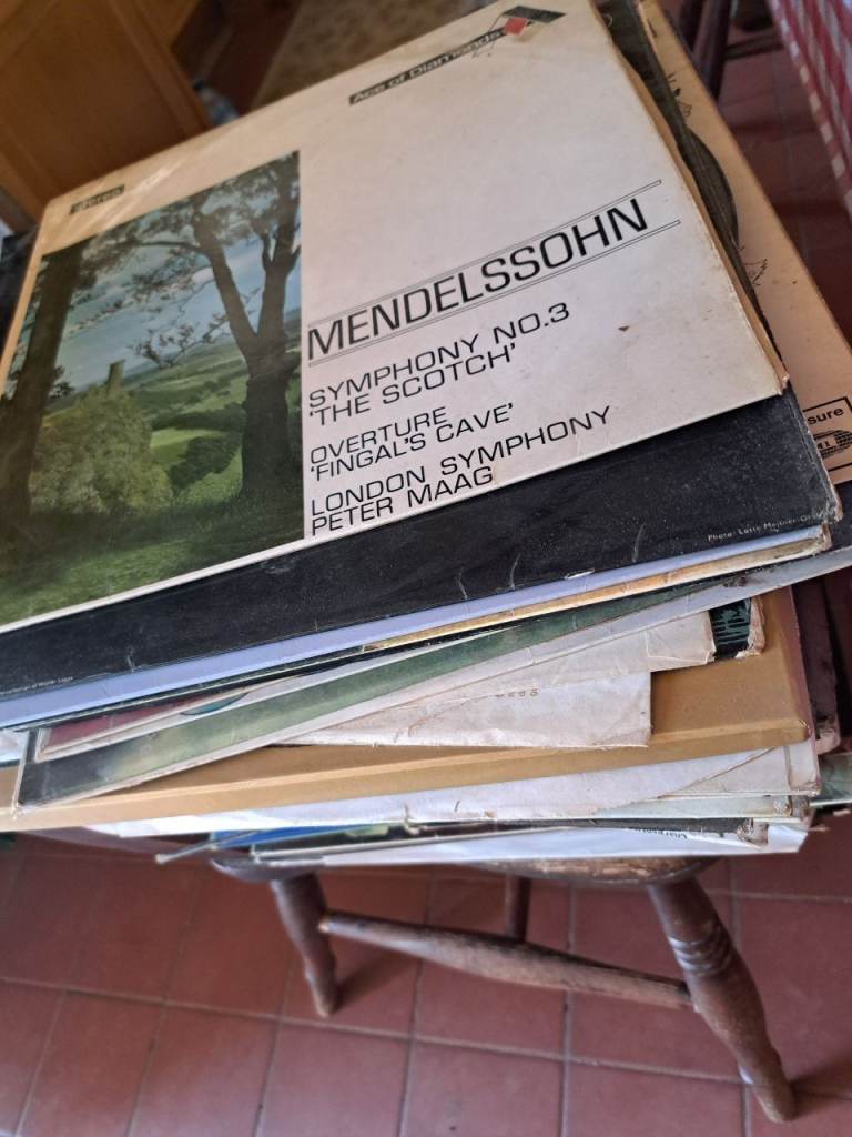 Classical music vinyl records