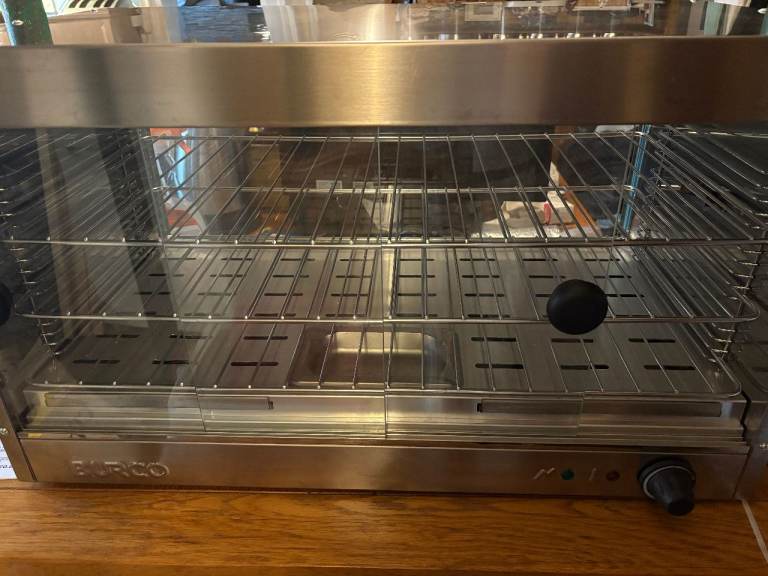 Hot food display, Pie Pasty Warming Oven Cabinet Burco PC60 Food Trailer Coffee Bar