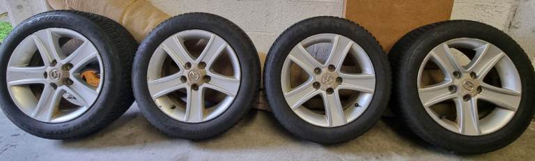 16" Mazda Alloy Wheels with Dunlop Winter Tires