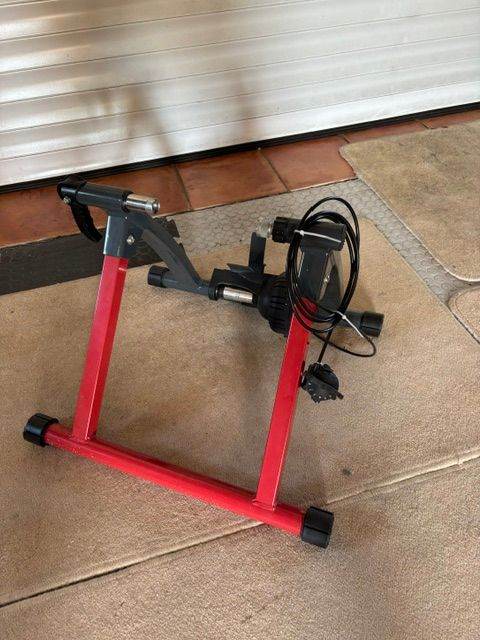 Bike Trainer Stand - Red, Good Condition