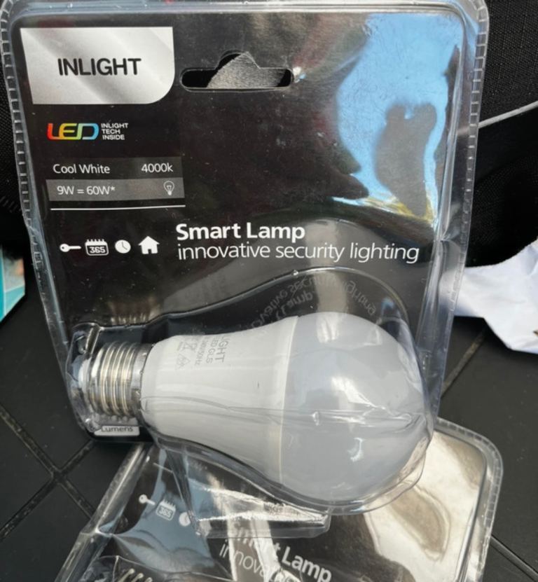 INLIGHT LED Smart Lamp – Cool White, New in Pack