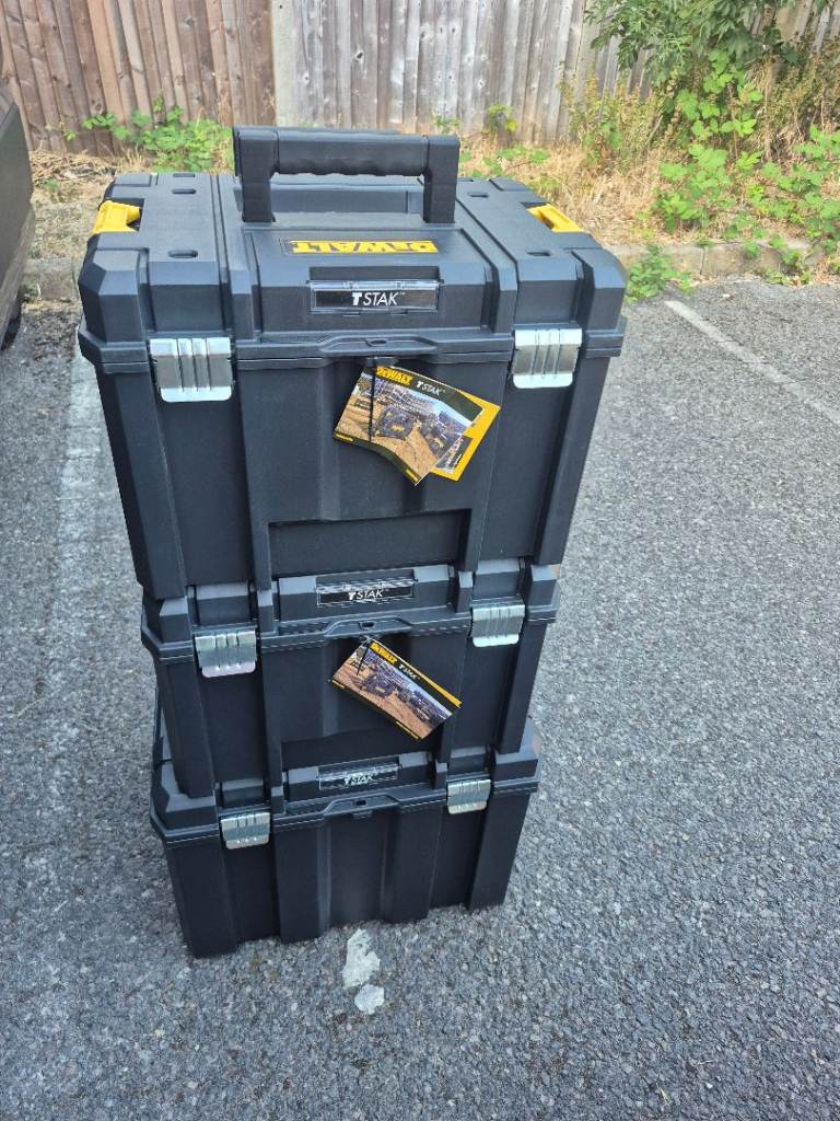 Brand New Dewalt TSTAK 3 in 1 Tool Box Set Collection from Chessington KT9 Surrey