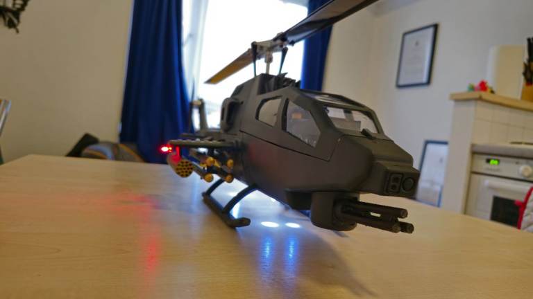 3d Printed Cobra Helicopter-450 Scale with Flywing Mechanics-RTF