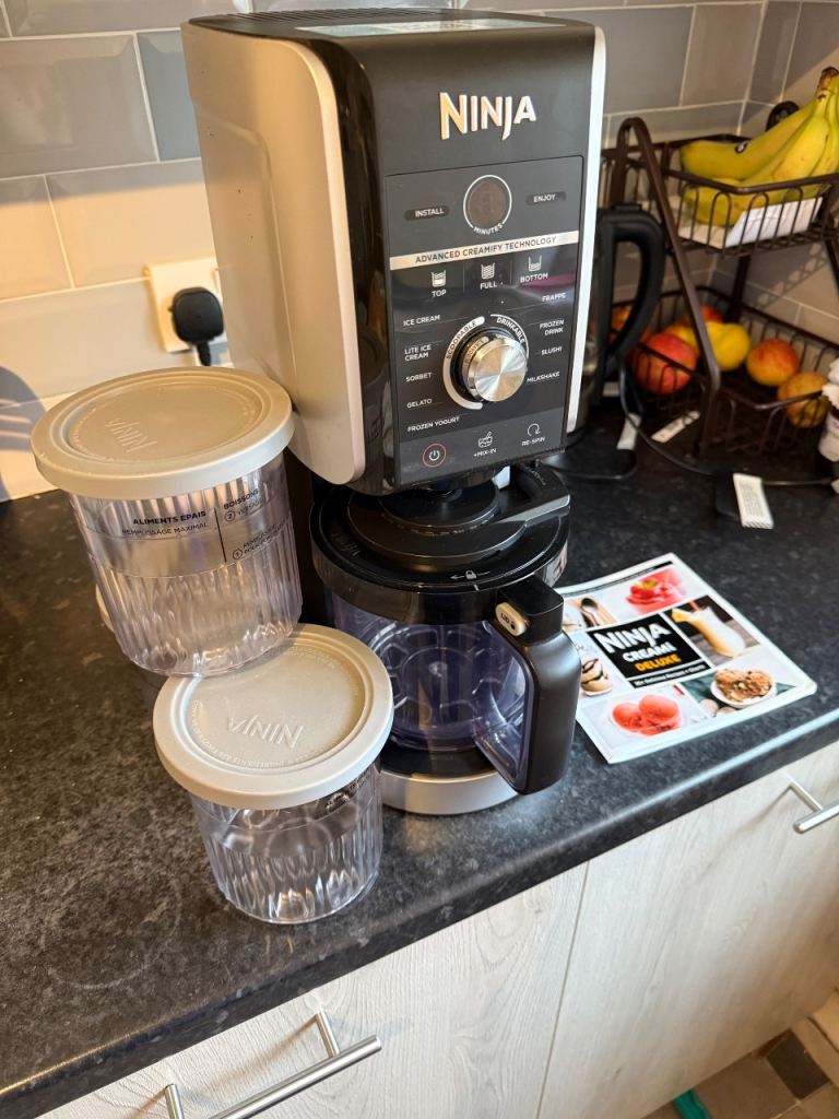 Ninja CREAMi Deluxe Ice Cream Maker – Like New