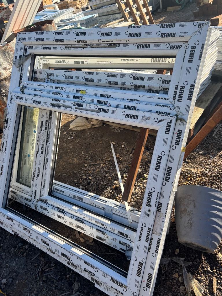 NEW UPVC WINDOW FRAMES WITH OUT GLASS 