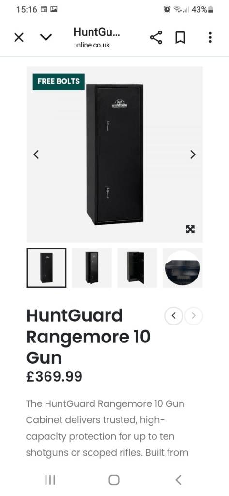 Huntrod rangemore gun cabinet 