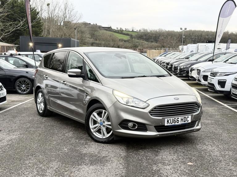 2016 FORD S-MAX 2.0 TDCi Titanium ULEZ Diesel Automatic 5 Door Silver
