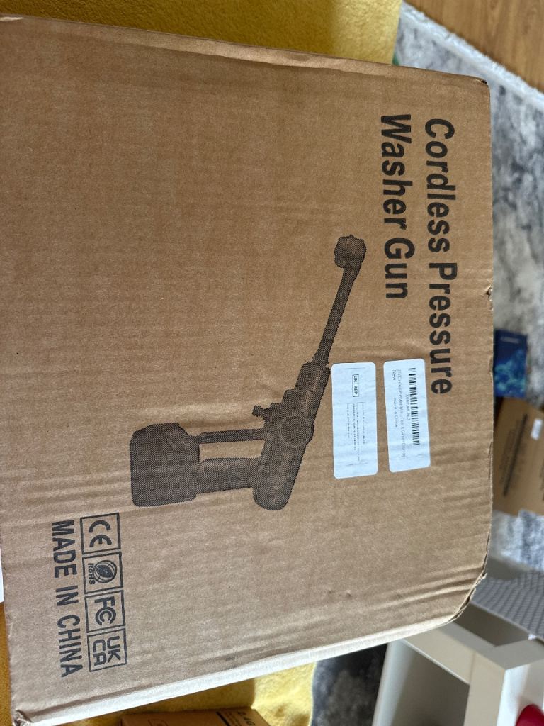 New Cordless Pressure Washer Gun – Boxed