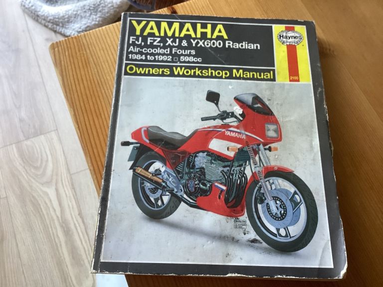 Haynes Yamaha FJ, FZ, XJ & YX600 Radian Owners Workshop Manual