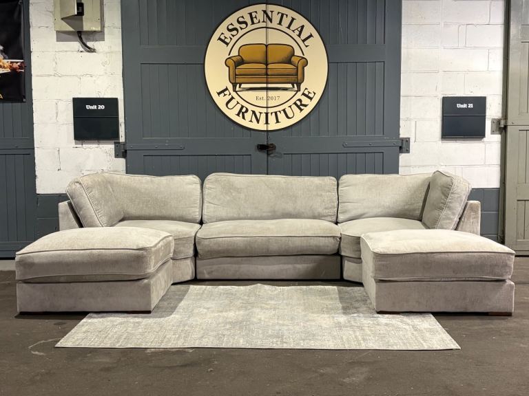 Sofology U / L shape sofa with rug, FREE DELIVERY 