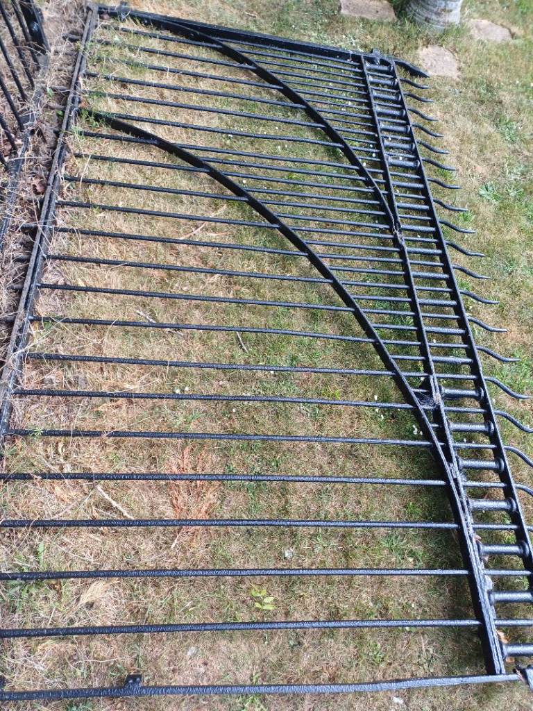 image for Early 1920-1930 iron gates and post