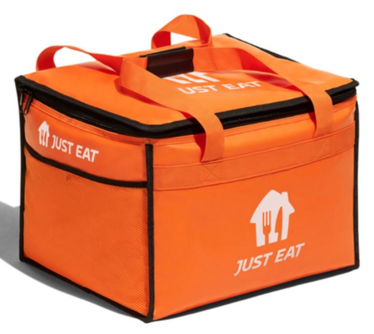 Just eat delivery bag 58L. Uber eats delivery bag 
