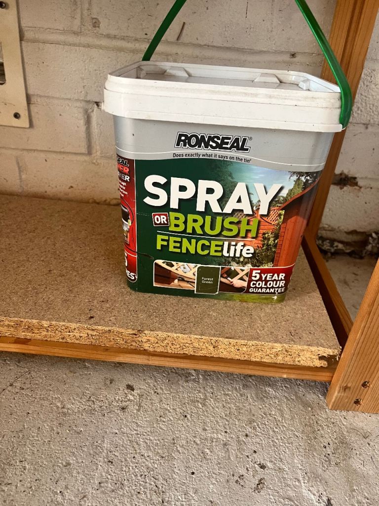 Ronseal fence paint - Green