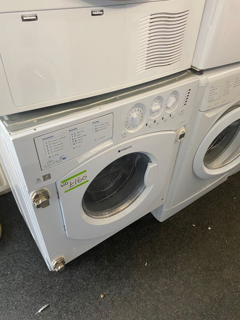 ✅🚚WHITE HOTPOINT INTEGRATED ALL IN ONE WASHER DRYER £160 WE DO DELIVER 