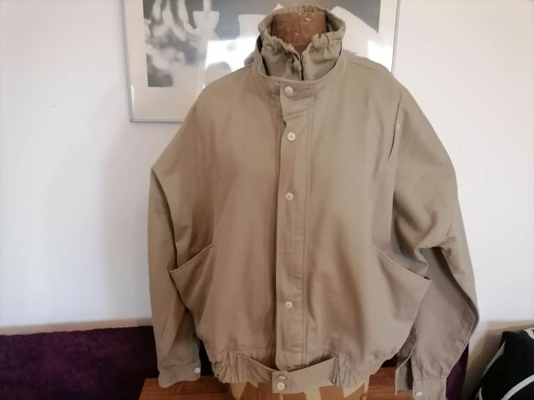 Boutique Designer TEEN MINE Stylish Khaki Casual Cotton Jacket. N. Mint Cond. Size : S 