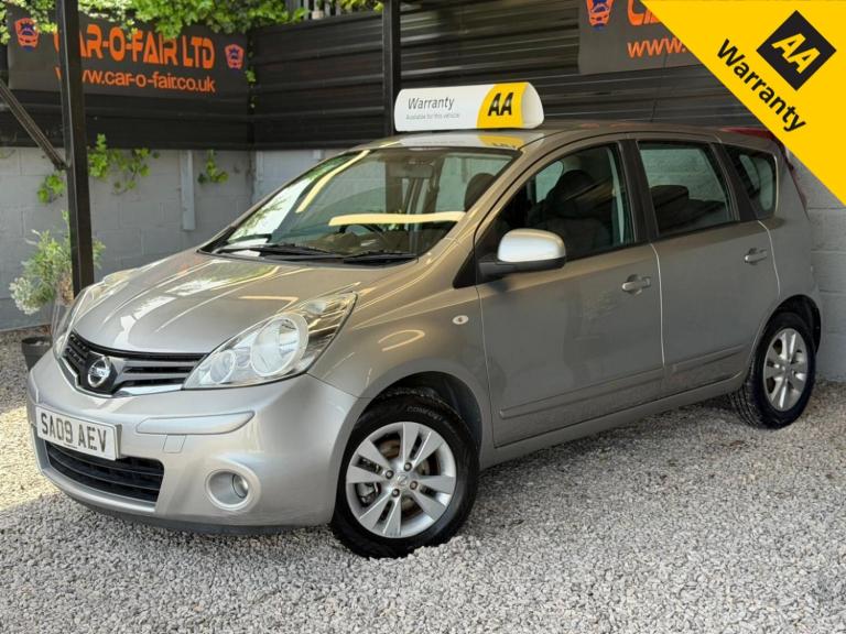 NISSAN NOTE 1.6 16V Acenta Silver Auto Petrol 2009+2 F-KEEPER+BLUETOOTH+AIR-CON!