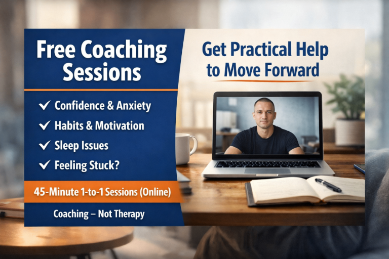 Free 1-to-1 Coaching Sessions – Confidence, Anxiety, Feeling Stuck