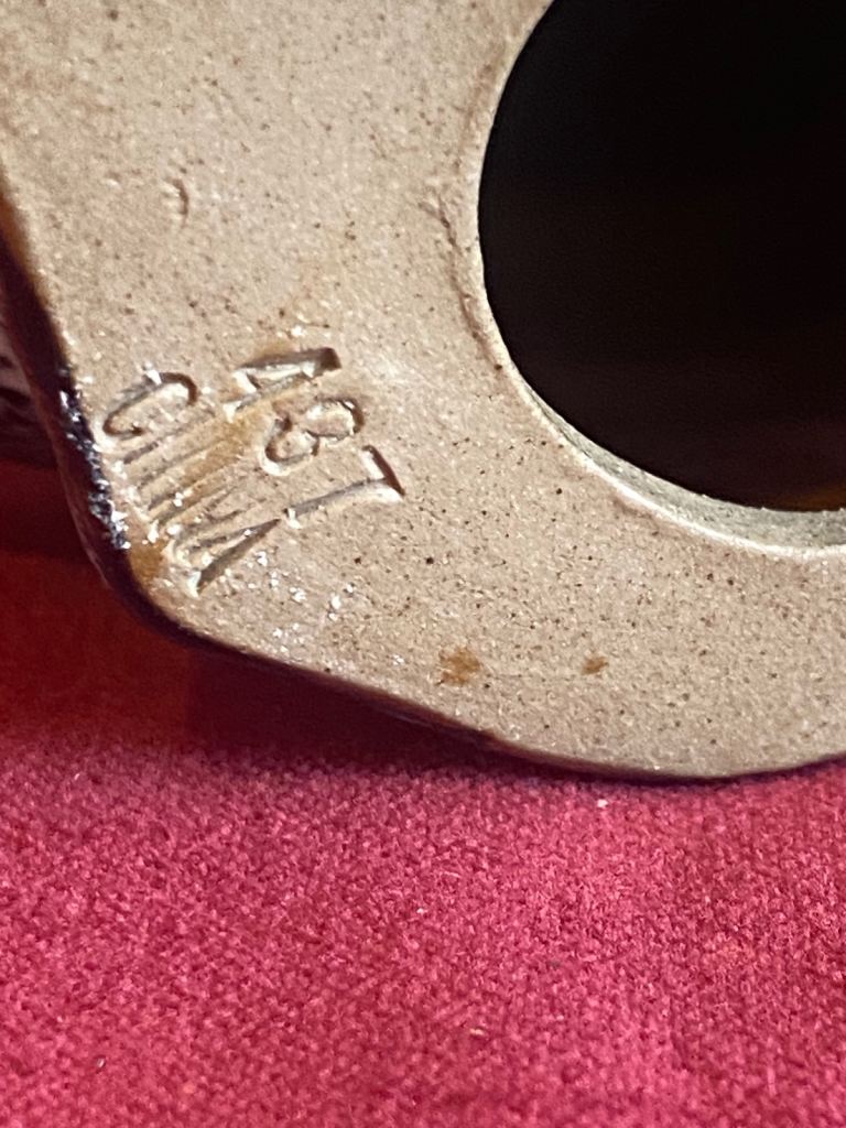 Chinese mudman  glaze fisherman.