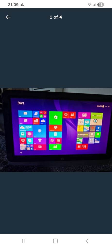 Hp all in one computer touch screen