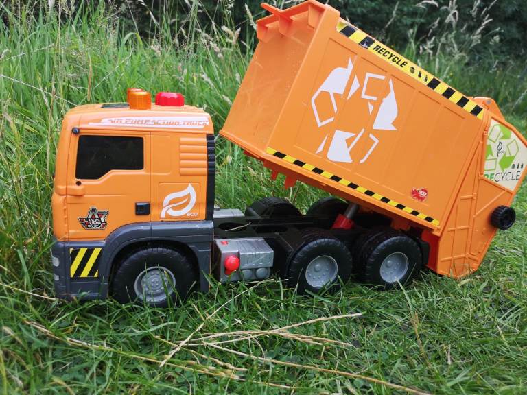 Man Garbage Truck Big Toy