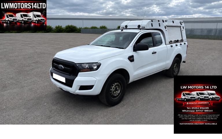 FORD RANGER KING CAB SUPER CAB XL 2.2 TDCI 150 4WD 2017 17 REG
