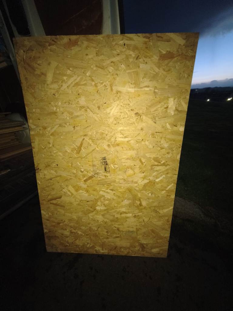 9mm OSB plywood boards, 1200 x 800mm....x10