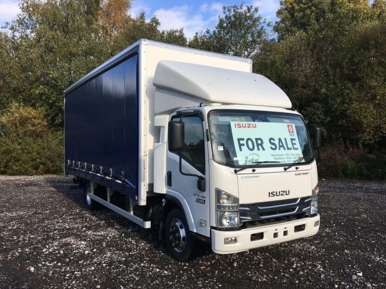 £53,997 + VAT NEW ISUZU FORWARD N75.190 E 7.5t Truck Curtainside Body with lift