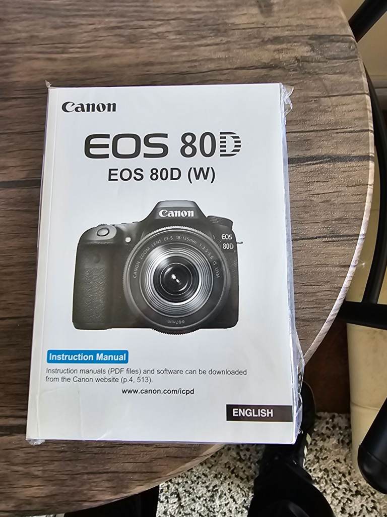 Eos 80d eos 80d (w) instruction manual