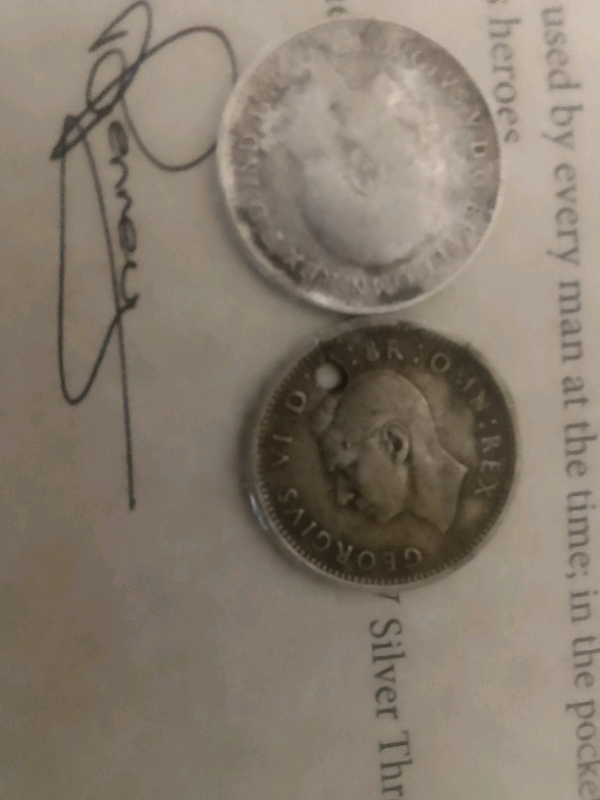 The king George V (silver) threepence 