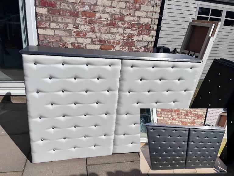 1 x 6ft Mobile Bar Setup - FOR SALE – Interchangeable fronts (White & Black) £450